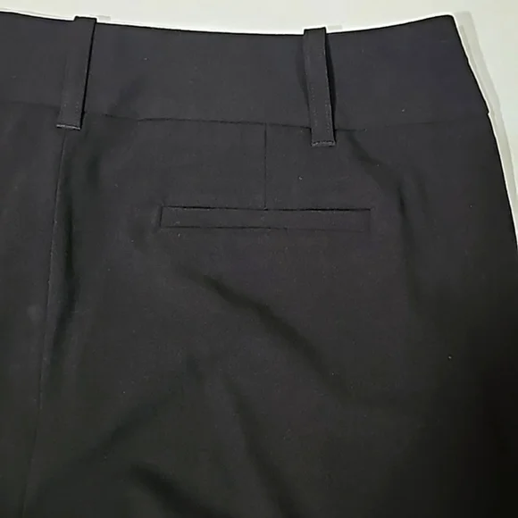 Style&co Woman crop pants Sz 16W black cuffed wide leg Stretch casual Travel - Picture 9 of 10
